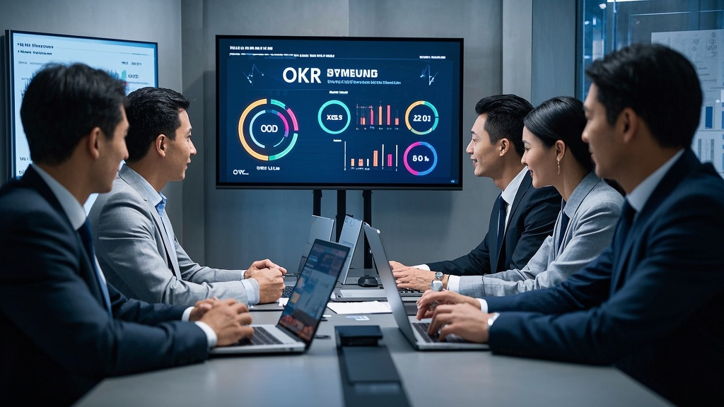 OKR软件可视化界面示意