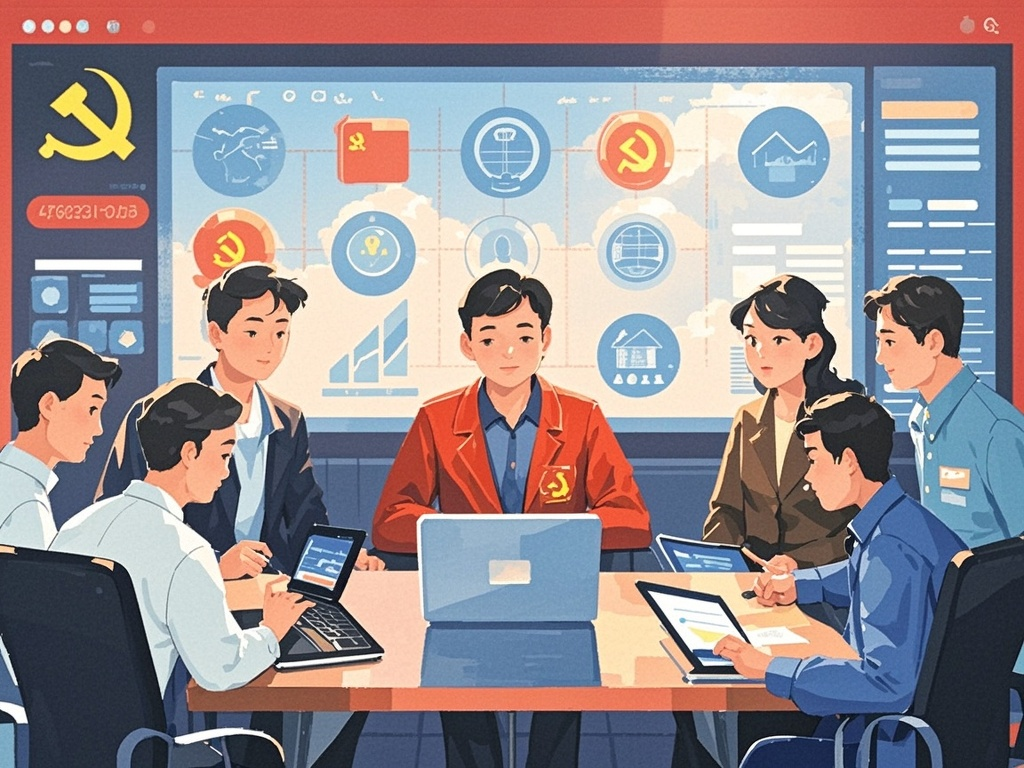 数智化平台示意图