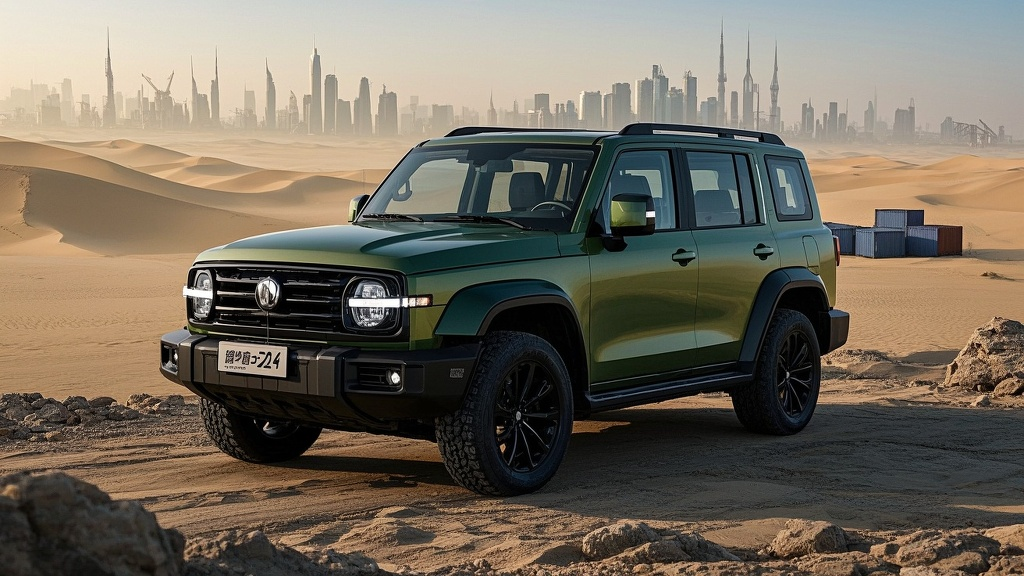 Great Wall Tank 300 loaded at Guangzhou port for UAE export