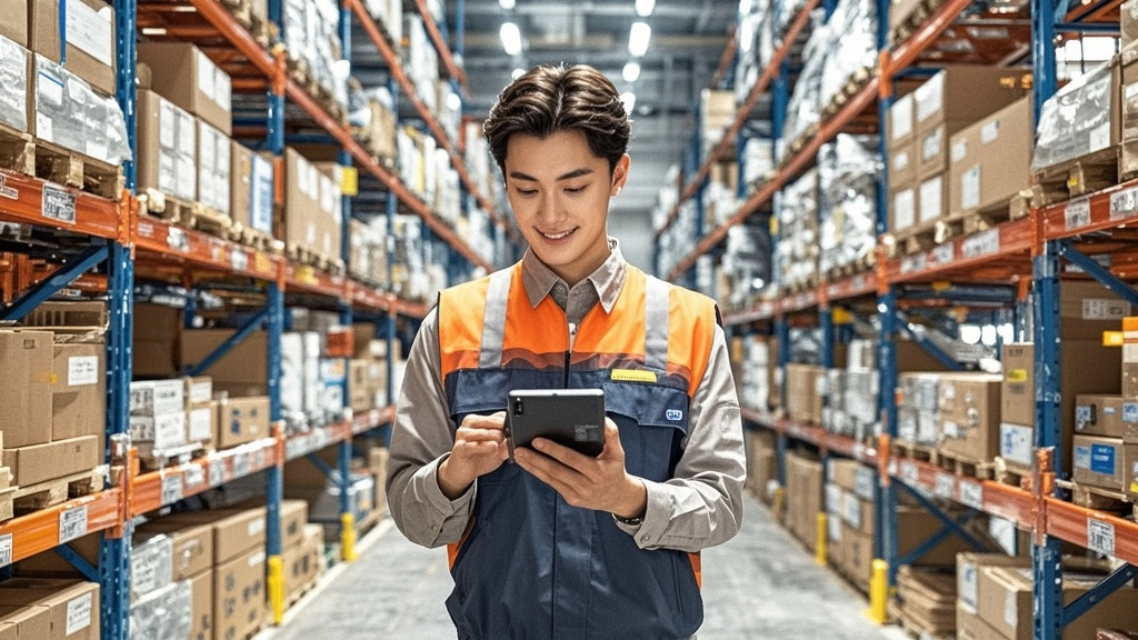 仓库扫码软件示意图