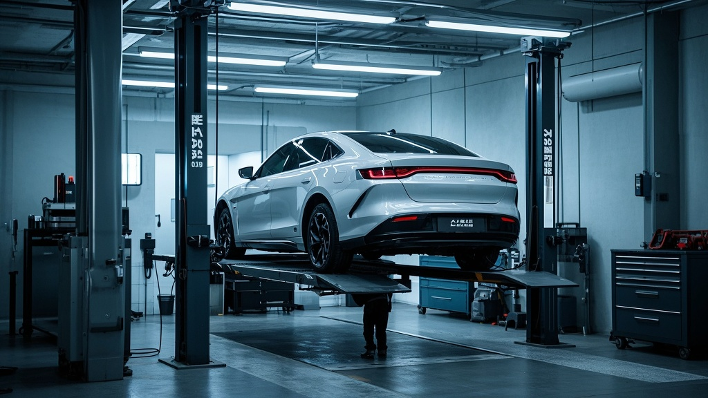 2025款比亚迪 海豹 正在进行发动机舱保养检查